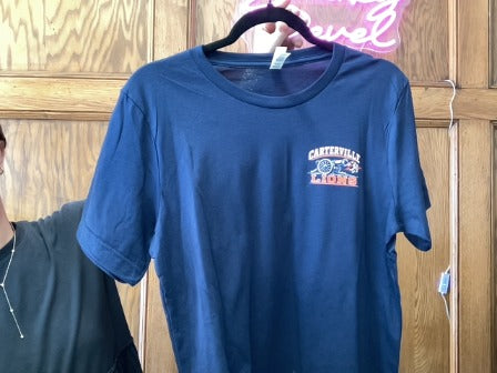 Navy Cannon Shirt Womens Shirt, Medium